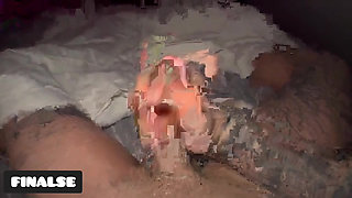 Big cock playing
