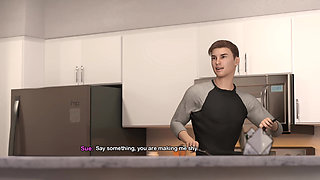 My Bimbo Dream 37 - Bimbo Milf With Fake Tits Finally Gets Her Kissing Her Tenant