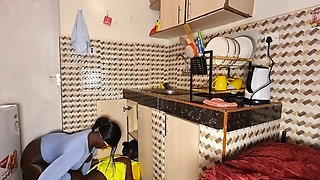 Horny Plumber Drilling Her Big Ass