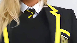 College Girl Strip Tease Featuring Sammi Tye