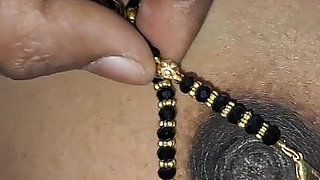 After Sex Relaxing Boobs Play with Wife
