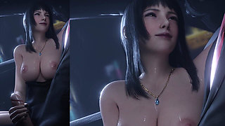 Sex in the Car with Gentiana - Final Fantasy 3D Hentai Porn