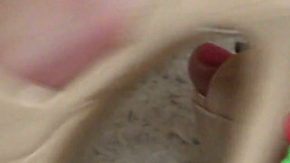 Sadistic Toy Crush Fun for Naughty Blonde Amber!