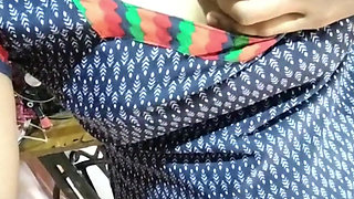 Indian Malayali Step Stepsister Showing Her Thick Nipples and Big Ass Mallu