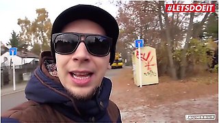 Lady Paris Busty Mature German Brunette Naughty Fuck In The Backseat