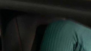 Risky Car Sex in Public Parking Garage - Started with Handjob, Ended Doggy!