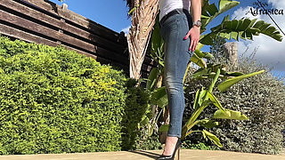 Jeans Fetish with Face Sitting!