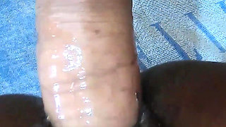 Beautiful Short-haired Black Pussy Creampied