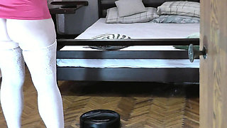 Solo sexy mature MILF fingers wet pussy gets orgasm squirts in bedroom Squirt Squirting. Big ass Doggystyle Big natural tits