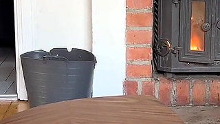 Hot MILF with Amazing Natural Tits Ride and Takes the Cum in Her Mouth After a Rimjob