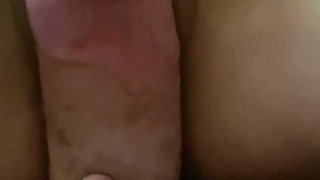 I'm fucking my wife in my lap after amazing oral sex.