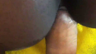 Big Boobs Ebony Fat Ass Fucked and Creampied in Doggystyle