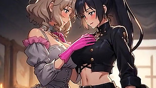 AI Generated Cartoon content, Uncensored video of 18 Year old Anime Girl, Kissing Orgasm of Mature Women
