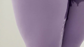 Pissing My Self in Purple Leggings