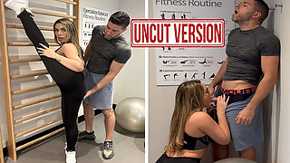 Uncut - Lucky Gym Personal Trainer Gets to Fuck Mimi Boliviana Hard - Behind the Scene