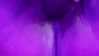 Pounding My Pussy with Big Dildo Stimulating My Big Clit