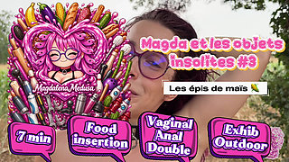 MAGDA AND THE UNUSUAL OBJECTS - Episode 3 - ANAL - EXTERIOR - FOOD INSERTION - DOUBLE - VAGINAL