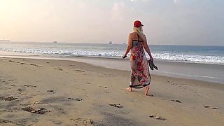 Mature Blonde Wife Enjoys Sex in Stockings