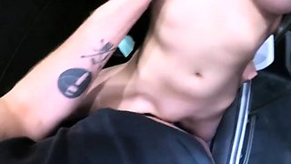 Sexy Russian teen pumped full of cock in public toilet