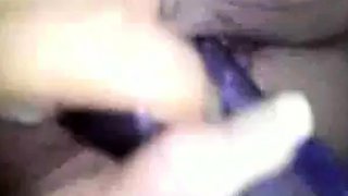 Blonde BBW Girl Masturbating with Dildo