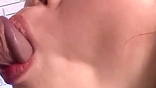 Japan teen with hairy pussy sprayed by stepdad