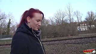 German Scout First Time Casting: Freckled Ginger Ella Rose Gets Fucked Hard in 4K