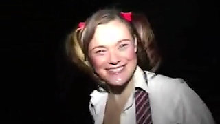 Little Schoolie Goes Dogging