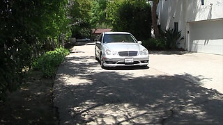 During her car ride, Karen Fisher meets a guy and takes him home