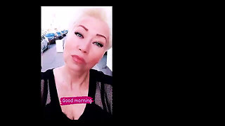 Hot Cunt-show with Dirty Talk, Smoking, and Squirting with Big Beautiful Tits Aimee Hot MILF