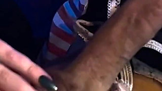 Stepmommy Cleans Cock with a Handjob