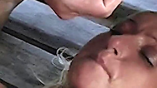 Blonde milf Diddi wants bukkake facial cum