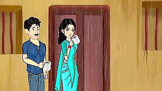Stranger Sex In The Rain, Hindi Sex Story With Car Toon
