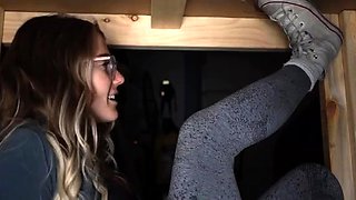 Busty amateur glory hole skank fucked