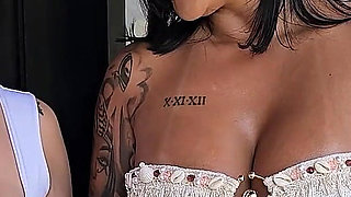 Gardener's Fantasy of a Threesome with His Boss and Mariana Martix - Andrea Castro & Brandon Cruz