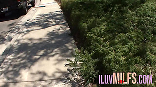 Brunette with small tits fucked hardcore by a stud