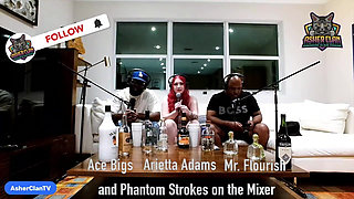 Adult Star Podcast with Arietta Adams Hosted by Mrflourish and Ace Bigs