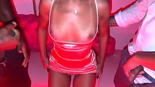 Swingers Club Threesome: Opiumm Party with Two Teens