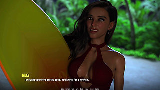 Dominos Beach 6: Jhon Night Surfing First Time & Zoe Cave Hookup