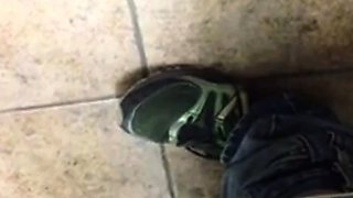 Amateur Cock Play in the Stall