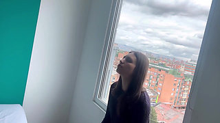 I'm fucked by my ex-boyfriend's lesbian friend