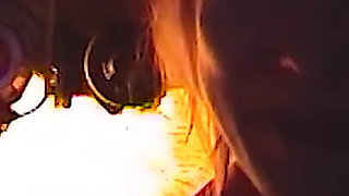 Blonde slave Vanessa locked in the basement