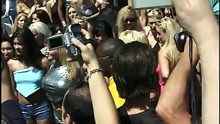 Blond Slut Angela Gets Pounded Outdoors