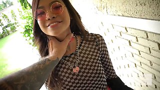 Asian Beauty Vina Sky Takes Bryan’s Cock Deep Into Her Throat!