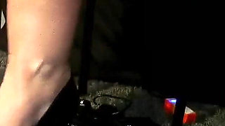 Sexy Legs Short Green Skirt 2