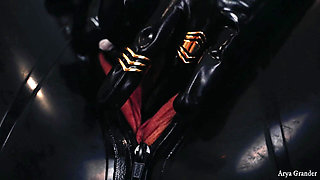 Femdom POV Giantess Video Latex Pvc Lesbians Arya Grander