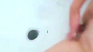 Shy Skinny Redhead Masturbates After Stripping