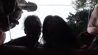 Outdoor Creampie-gangbang - Sexy Titty-barbie Fucked Bareback