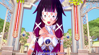 Columbina Blowjob - Genshin Impact