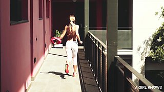 Sicilia Enjoys Playful Dildo Fun in Lesbian Romp