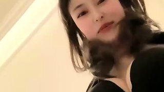Emo teen on solo webcam masturbation